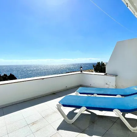 Nudist With Ocean View And One Bedroom In Lanzarote 查德尔帕罗奥