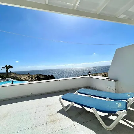 公寓 Nudist With Ocean View And One Bedroom In Lanzarote 查德尔帕罗奥