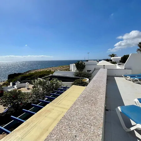 公寓 Nudist With Ocean View And One Bedroom In Lanzarote